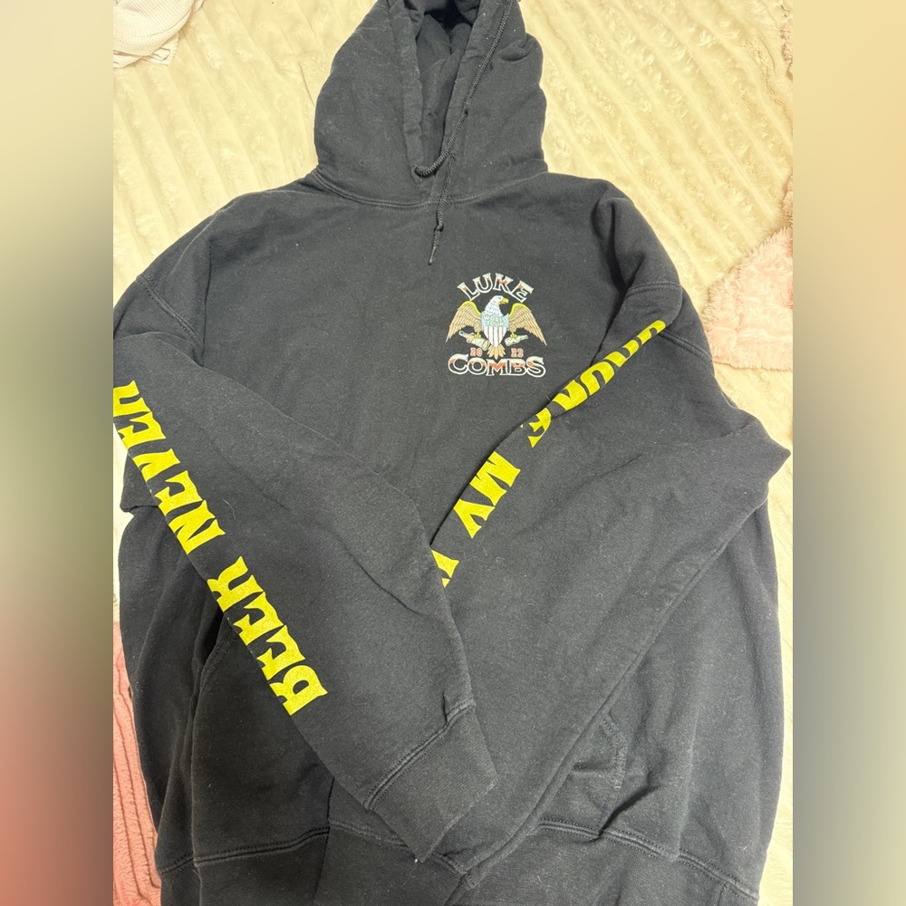 Black Graphic Hoodie